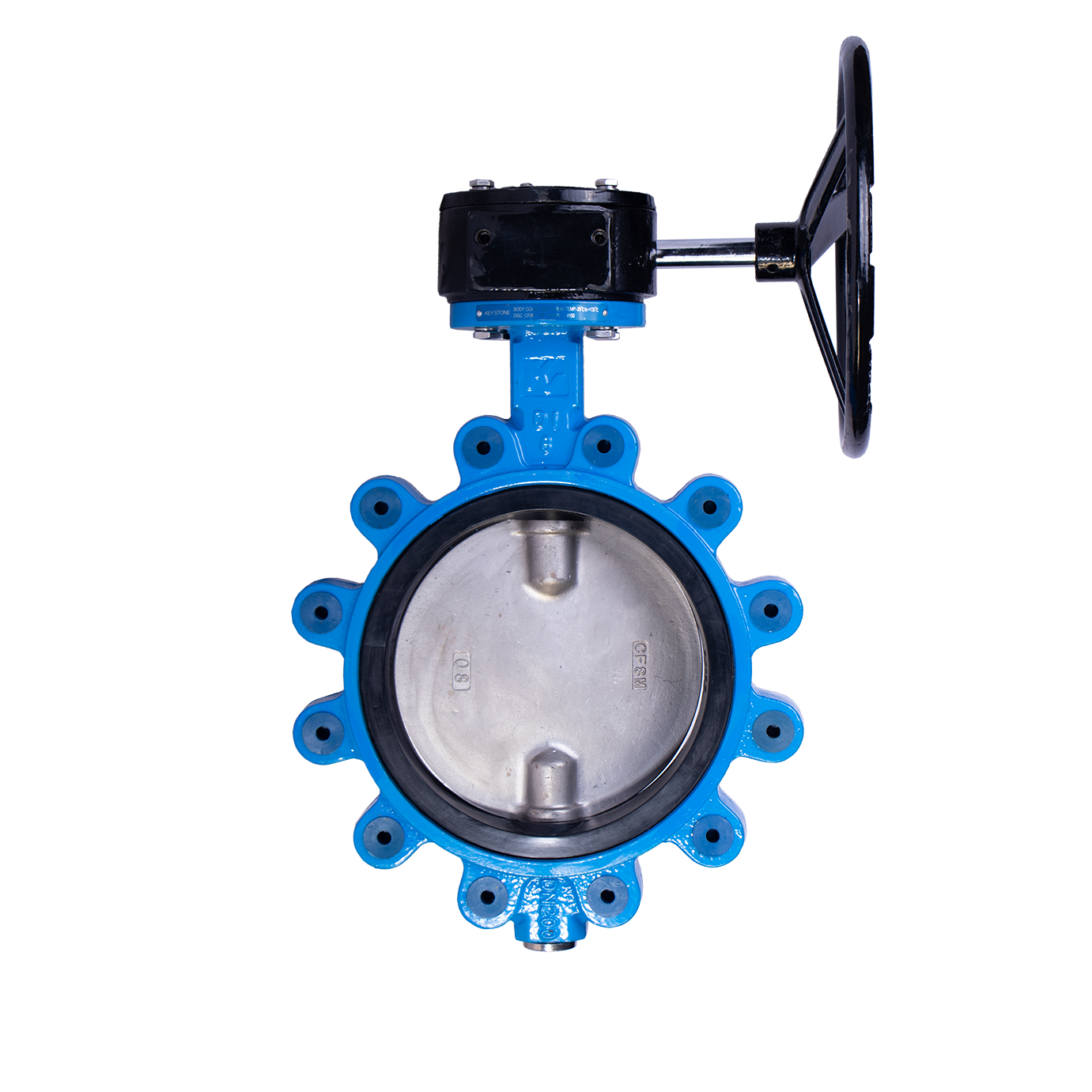 شیر پروانه لاگ بدنه چدنی دیسک استیل  - مقاوم و صنعتی | بردیا صنعت